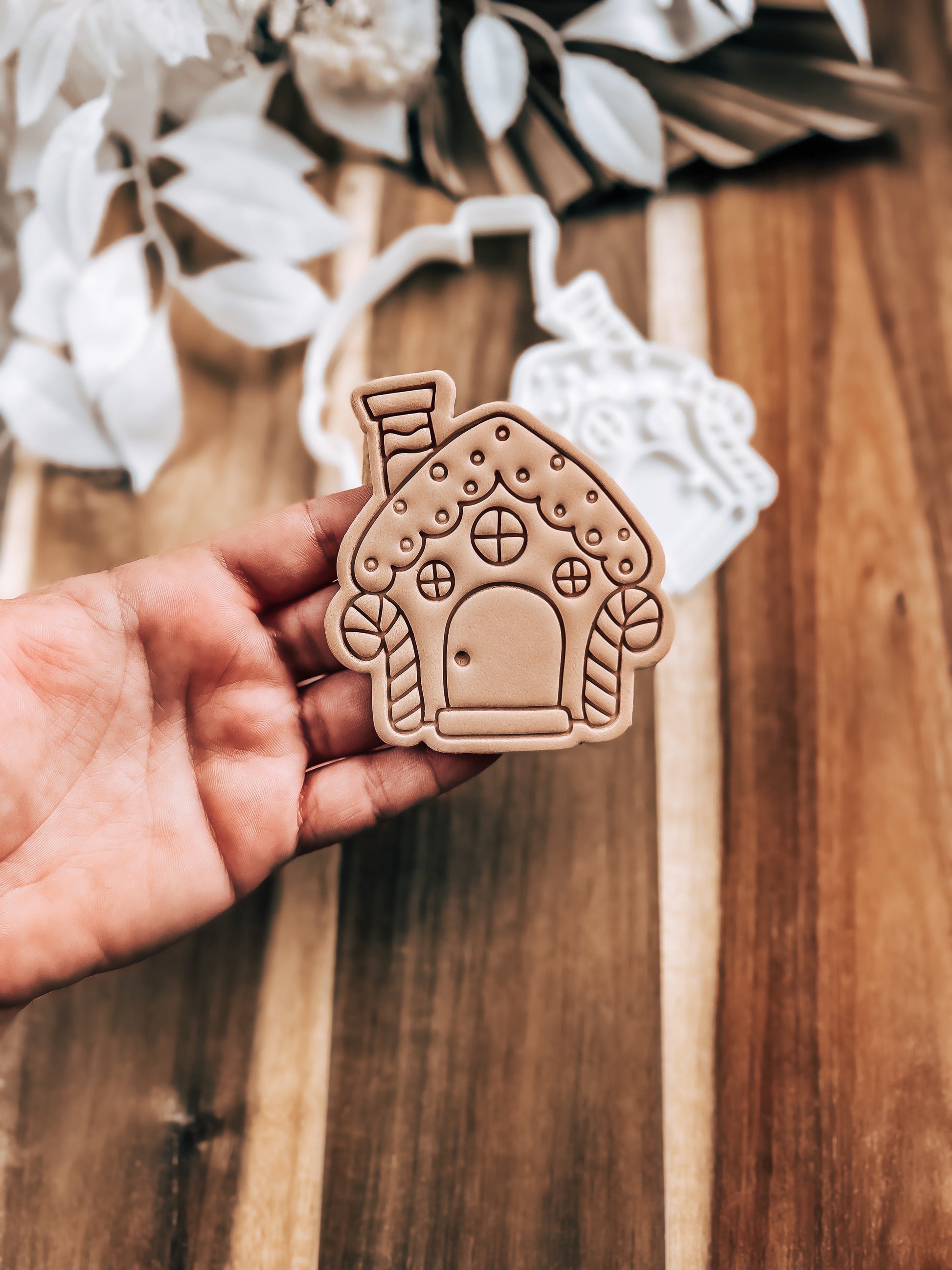 Gingerbread House - Cookie Stamp & Cutter - Fondant & Sugar Cookies