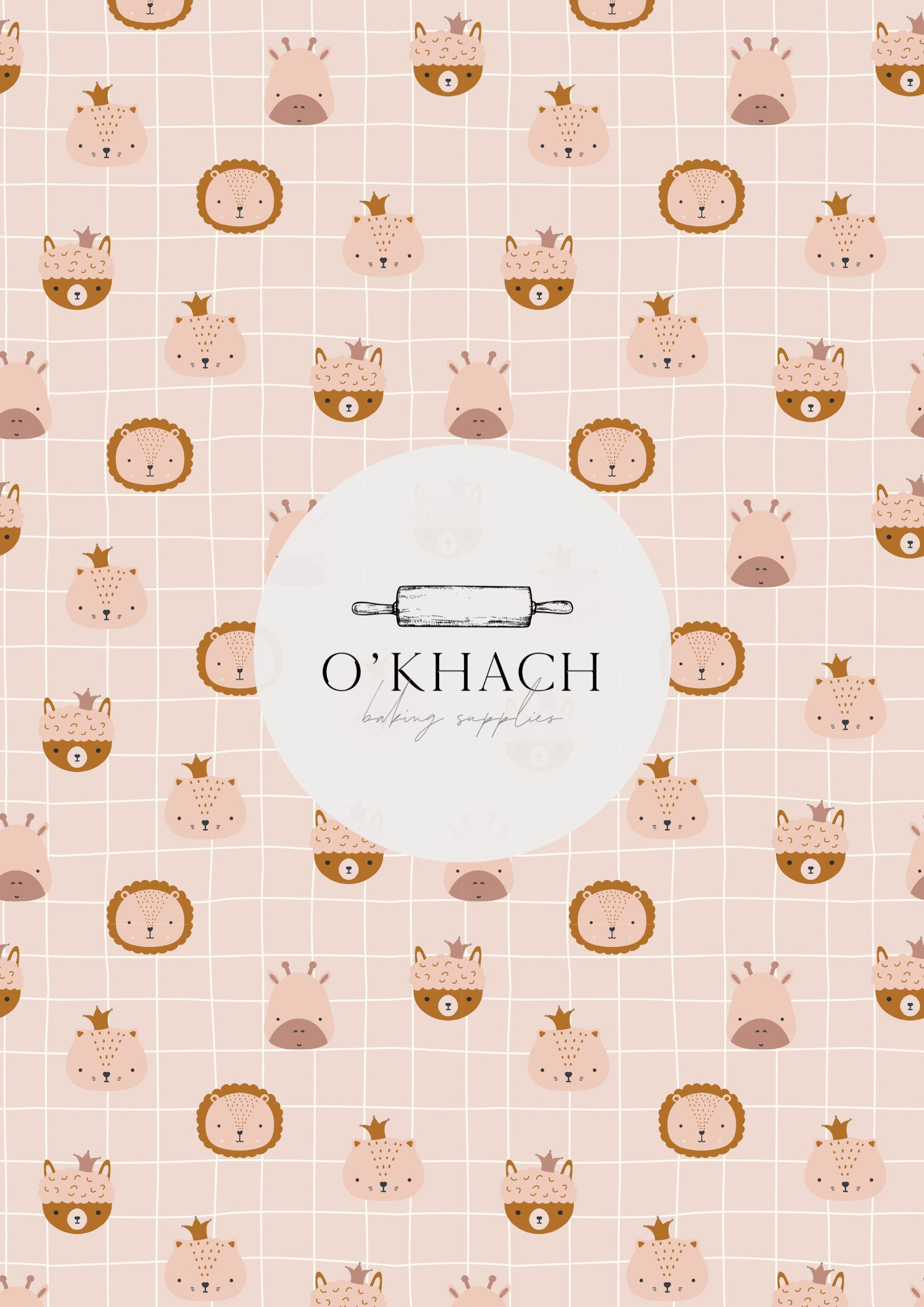 Bohemian Life Pattern No.1 - Edible Image - Premium Edible Image from O'Khach Baking Supplies - Just $16.99! Shop now at O'Khach Baking Supplies