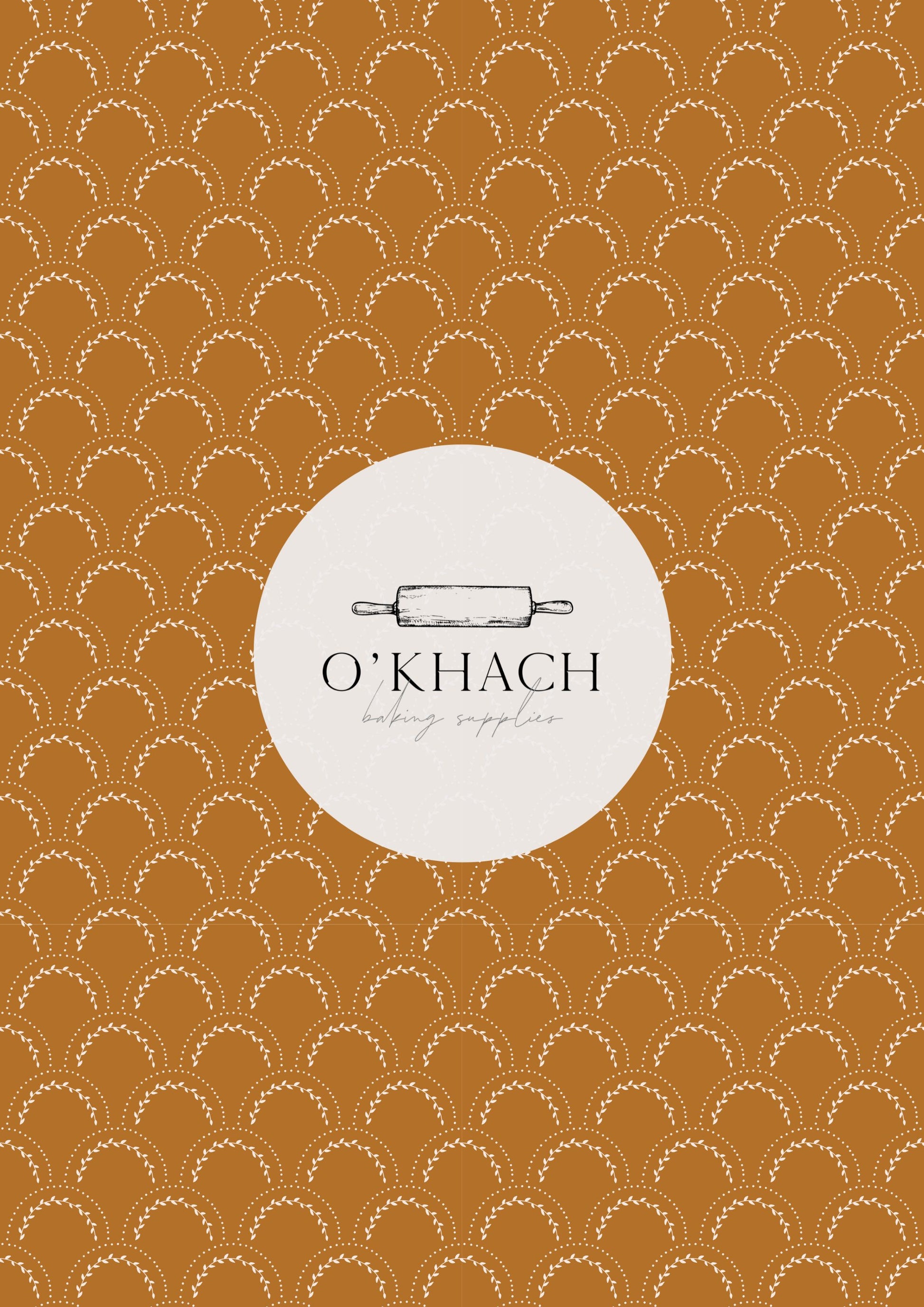 Bohemian Life Pattern No.13 - Edible Image - Premium Edible Image from O'Khach Baking Supplies - Just $16.99! Shop now at O'Khach Baking Supplies