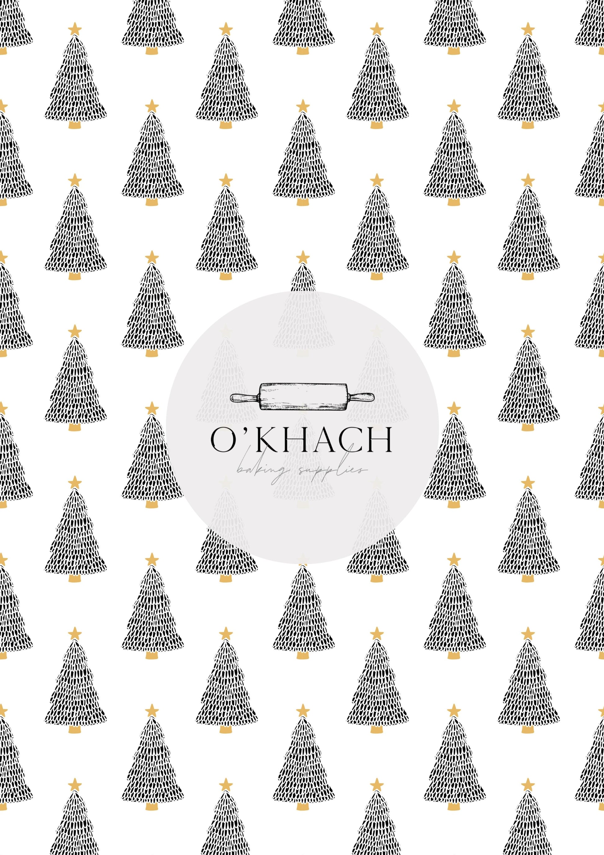 Christmas Details Pattern No.92 - Edible Image - Premium Edible Image from O'Khach Baking Supplies - Just $16.99! Shop now at O'Khach Baking Supplies