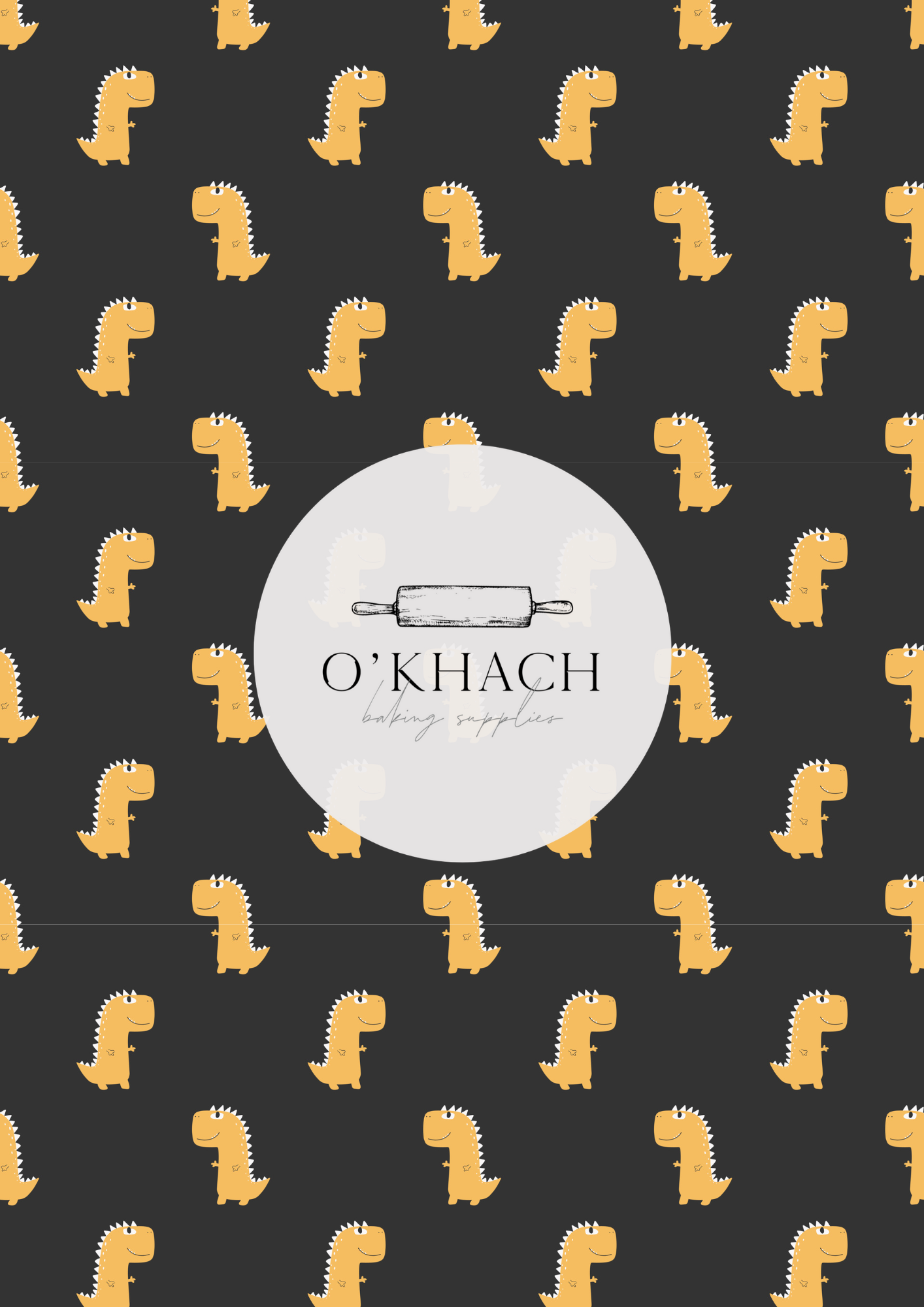 Dino Land Pattern No.41 - Edible Image - Premium Edible Image from O'Khach Baking Supplies - Just $16.99! Shop now at O'Khach Baking Supplies