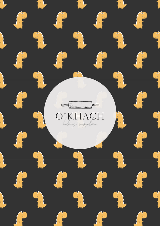 Dino Land Pattern No.41 - Edible Image - Premium Edible Image from O'Khach Baking Supplies - Just $16.99! Shop now at O'Khach Baking Supplies