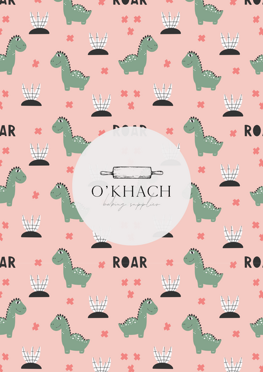 Dino Land Pattern No.8 - Edible Image - Premium Edible Image from O'Khach Baking Supplies - Just $16.99! Shop now at O'Khach Baking Supplies