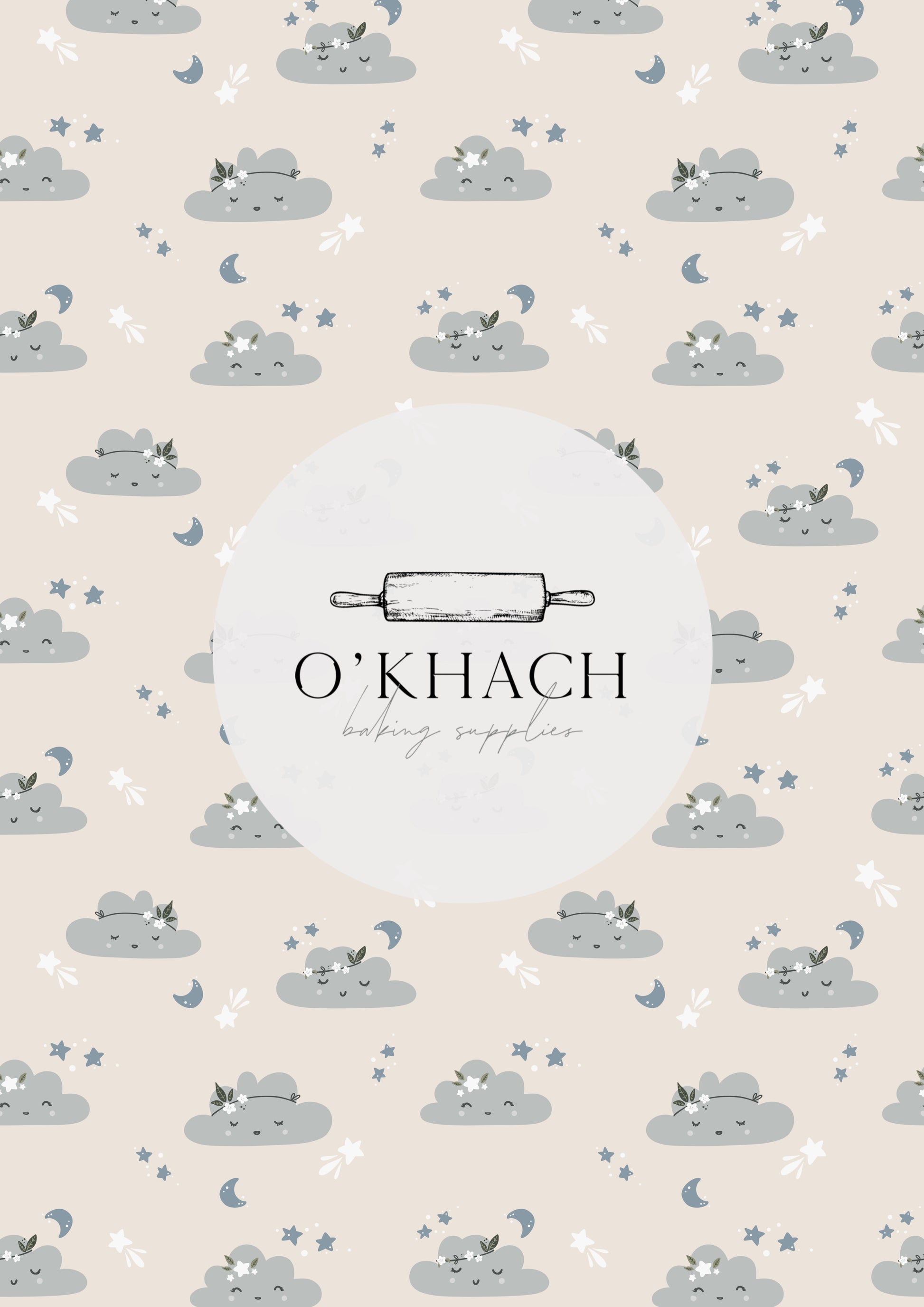 Dream Big Pattern No.17 - Edible Image - Premium Edible Image from O'Khach Baking Supplies - Just $16.99! Shop now at O'Khach Baking Supplies