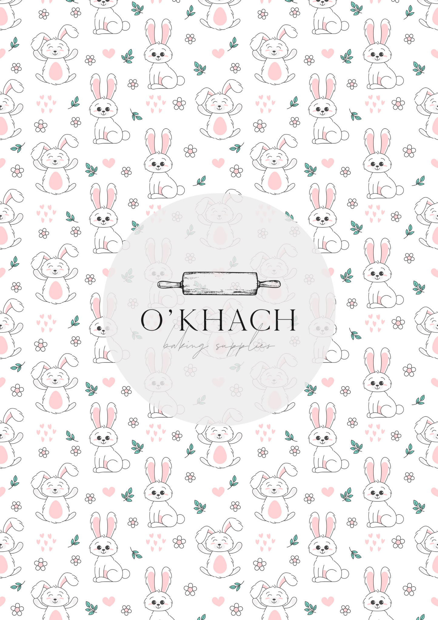 Easter Pattern No.33 - Edible Image - Premium Edible Image from O'Khach Baking Supplies - Just $16.99! Shop now at O'Khach Baking Supplies