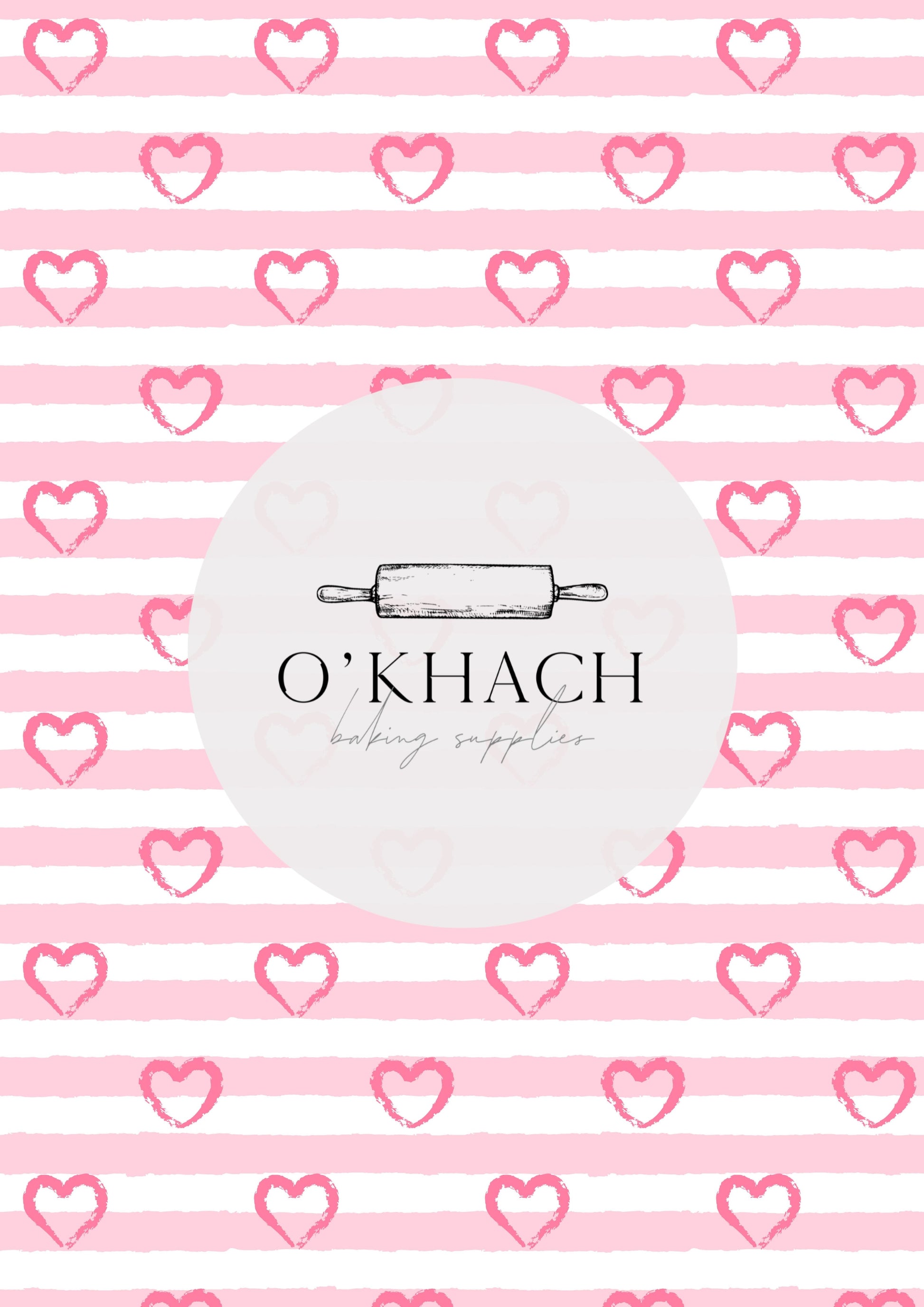 Love Details Pattern No.125 - Edible Image - Premium Edible Image from O'Khach Baking Supplies - Just $16.99! Shop now at O'Khach Baking Supplies