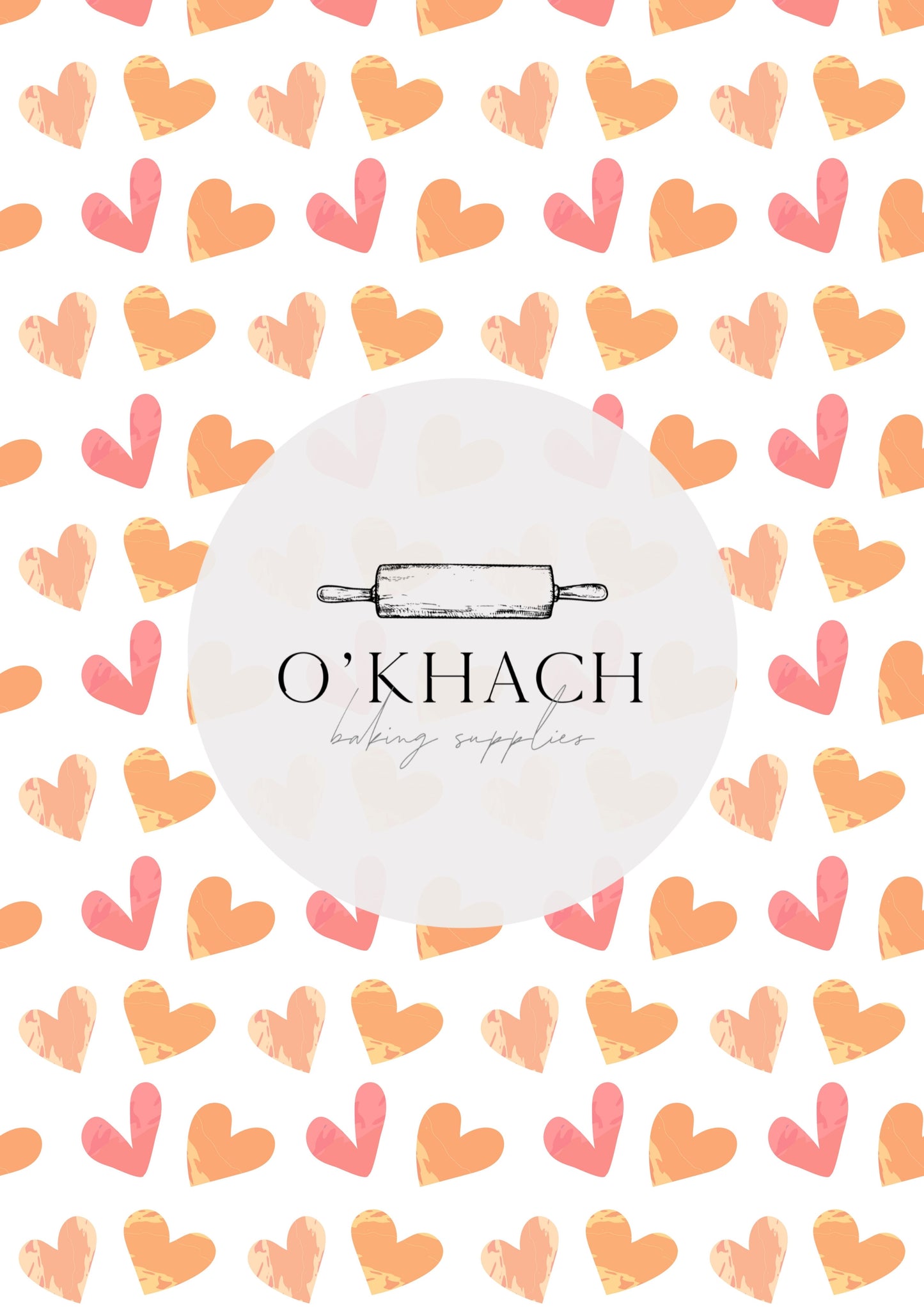 Love Details Pattern No.135 - Edible Image - Premium Edible Image from O'Khach Baking Supplies - Just $16.99! Shop now at O'Khach Baking Supplies