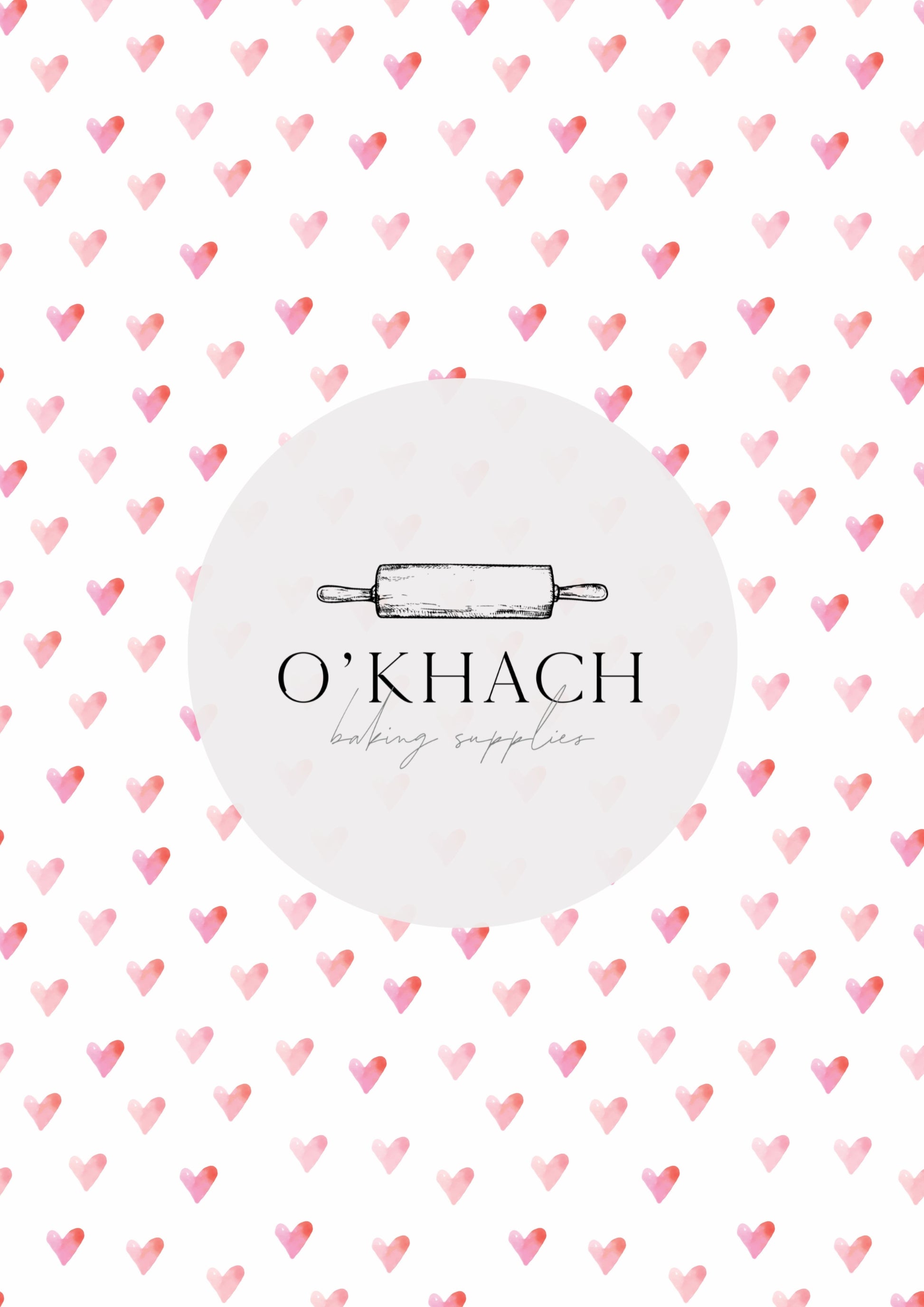 Love Details Pattern No.136 - Edible Image - Premium Edible Image from O'Khach Baking Supplies - Just $16.99! Shop now at O'Khach Baking Supplies