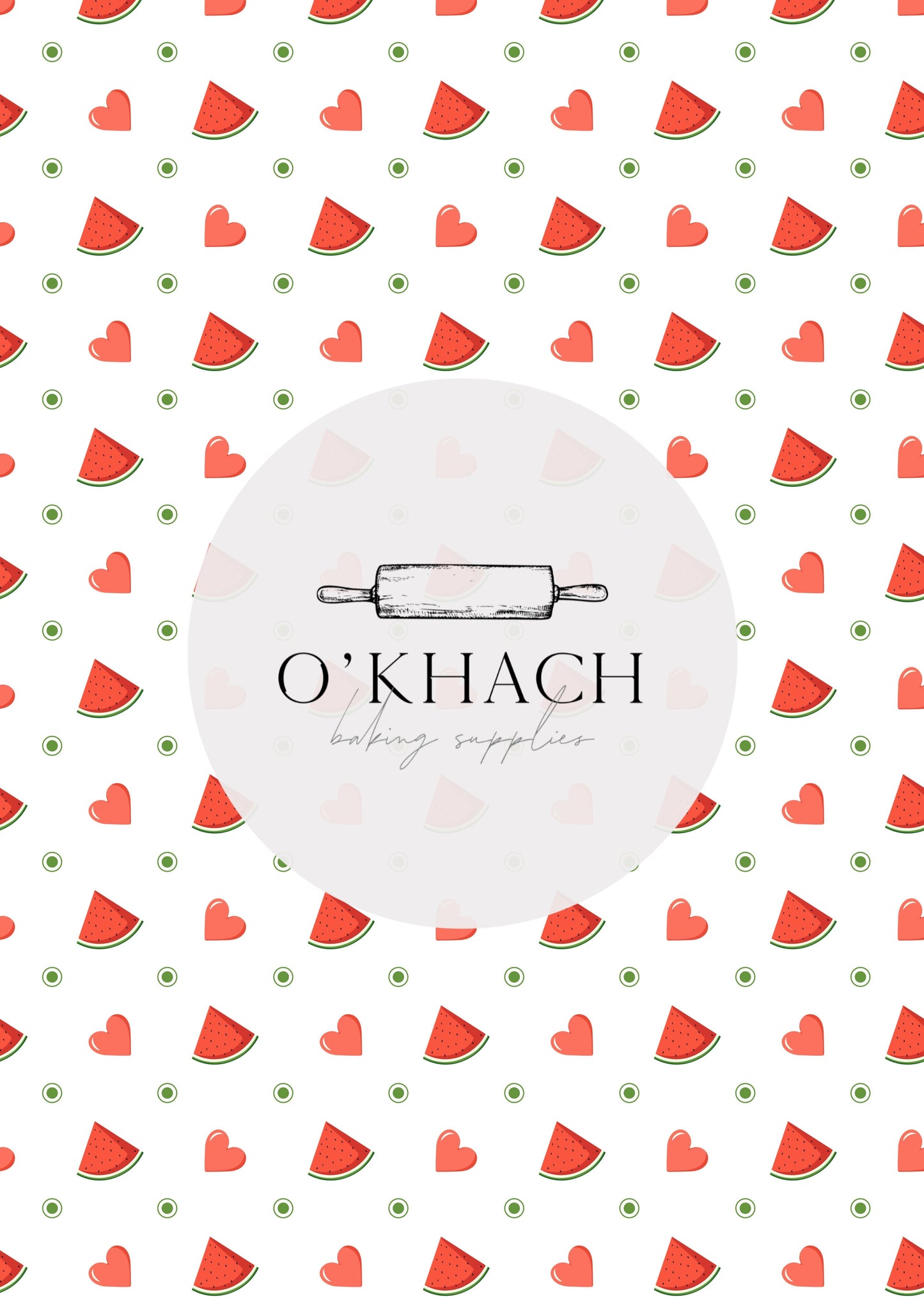 Love Details Pattern No.147 - Edible Image - Premium Edible Image from O'Khach Baking Supplies - Just $16.99! Shop now at O'Khach Baking Supplies