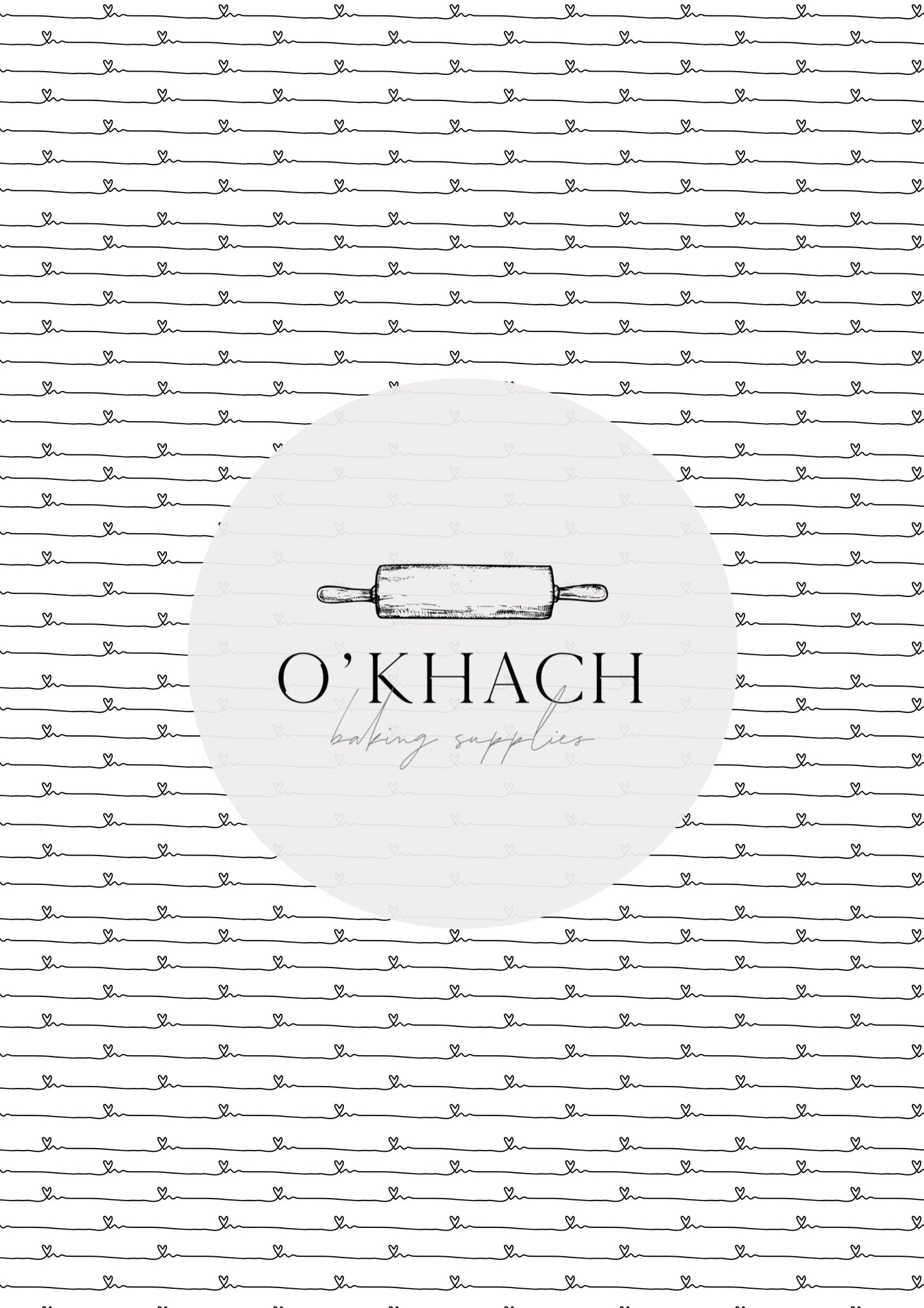 Love Details Pattern No.38 - Edible Image - Premium Edible Image from O'Khach Baking Supplies - Just $16.99! Shop now at O'Khach Baking Supplies