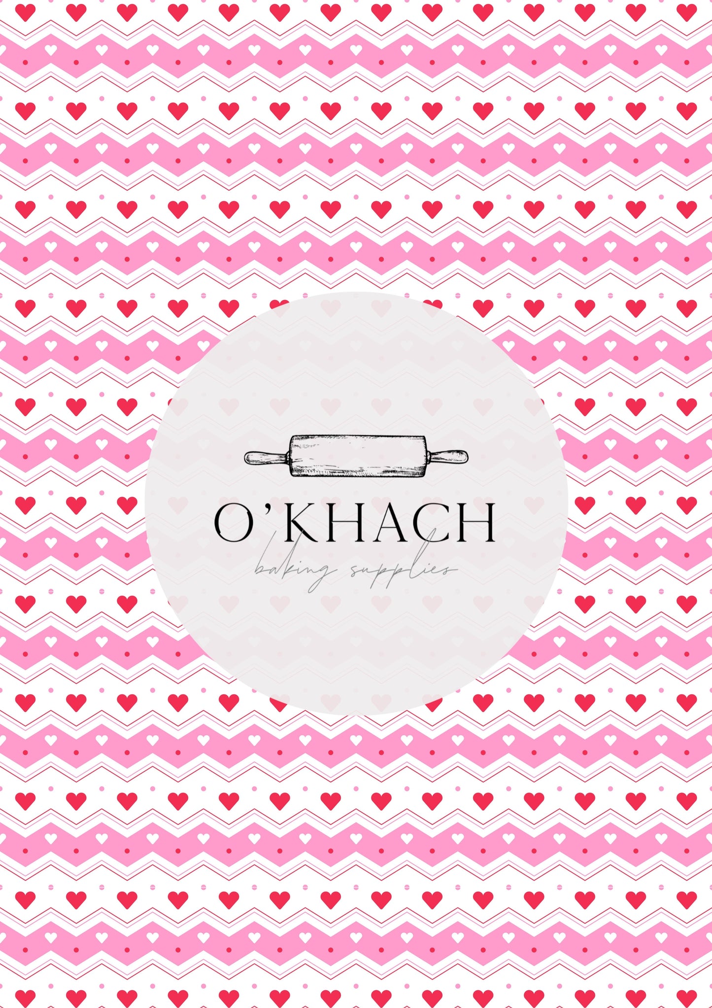 Love Details Pattern No.46 - Edible Image - Premium Edible Image from O'Khach Baking Supplies - Just $16.99! Shop now at O'Khach Baking Supplies