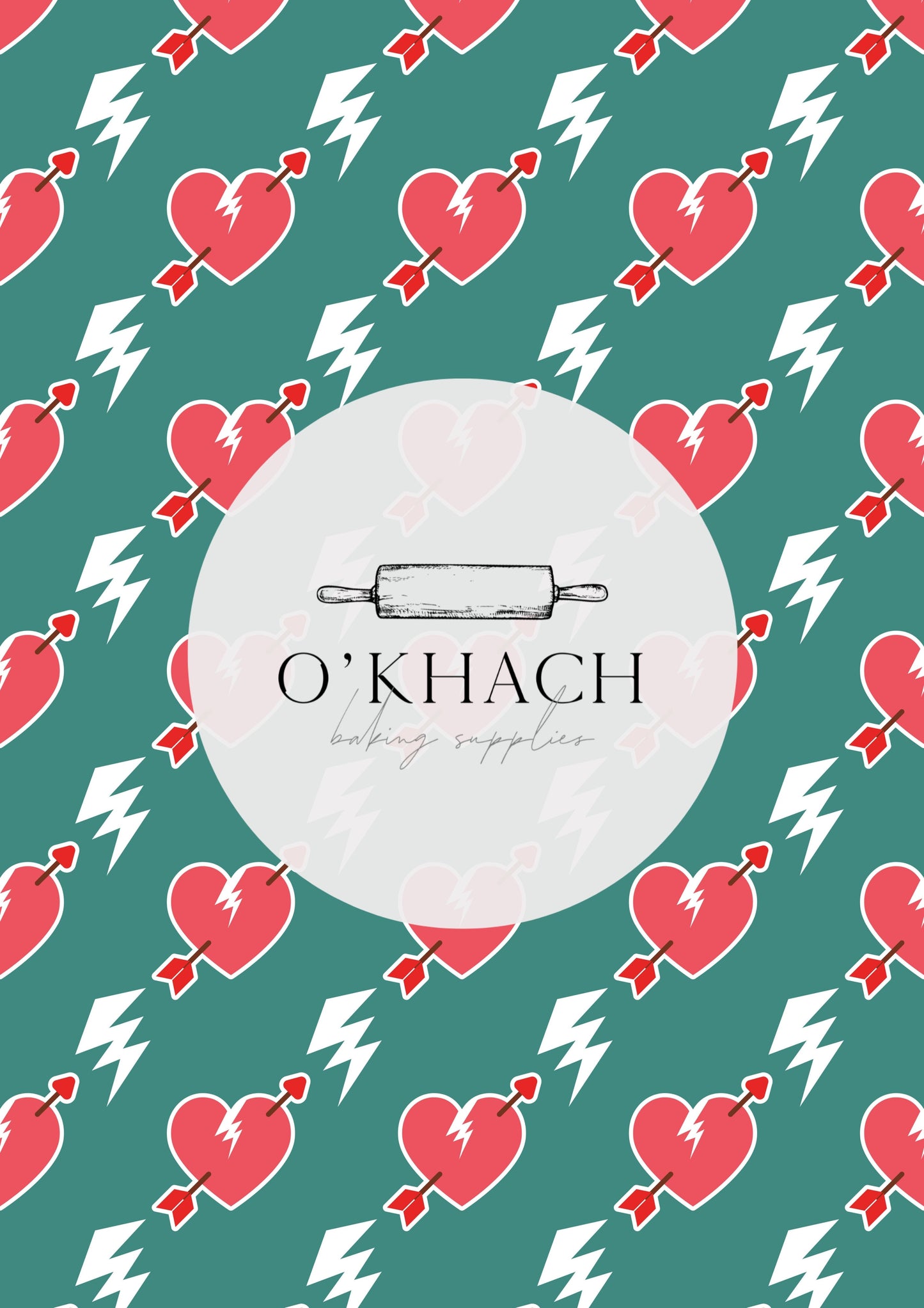 Love Details Pattern No.53 - Edible Image - Premium Edible Image from O'Khach Baking Supplies - Just $16.99! Shop now at O'Khach Baking Supplies