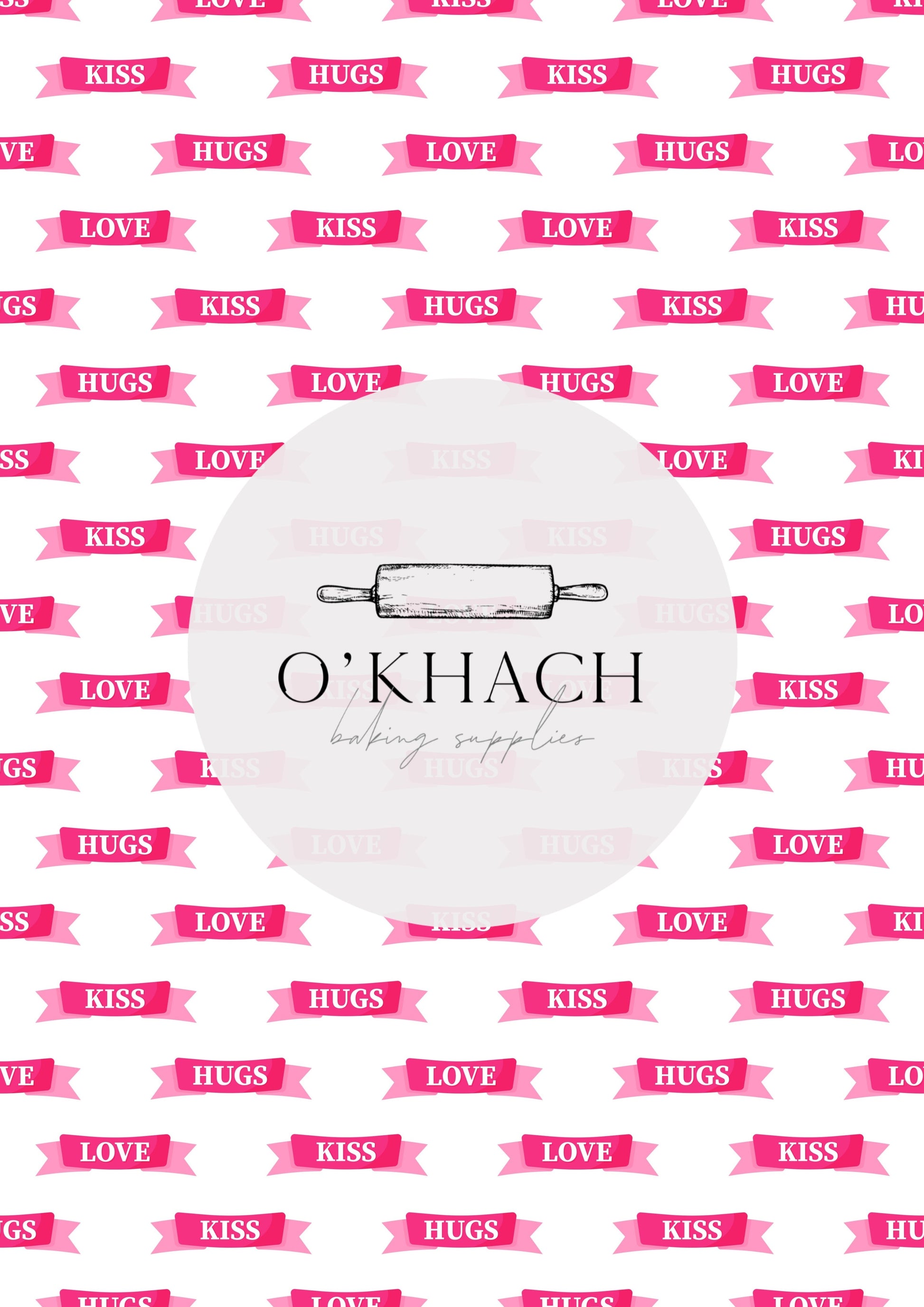 Love Details Pattern No.70 - Edible Image - Premium Edible Image from O'Khach Baking Supplies - Just $16.99! Shop now at O'Khach Baking Supplies