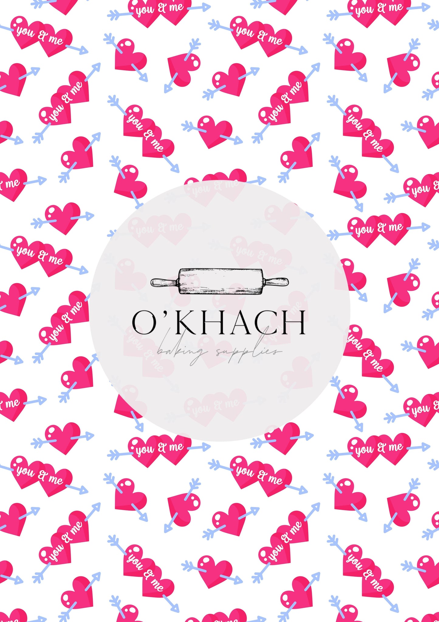 Love Details Pattern No.77 - Edible Image - Premium Edible Image from O'Khach Baking Supplies - Just $16.99! Shop now at O'Khach Baking Supplies