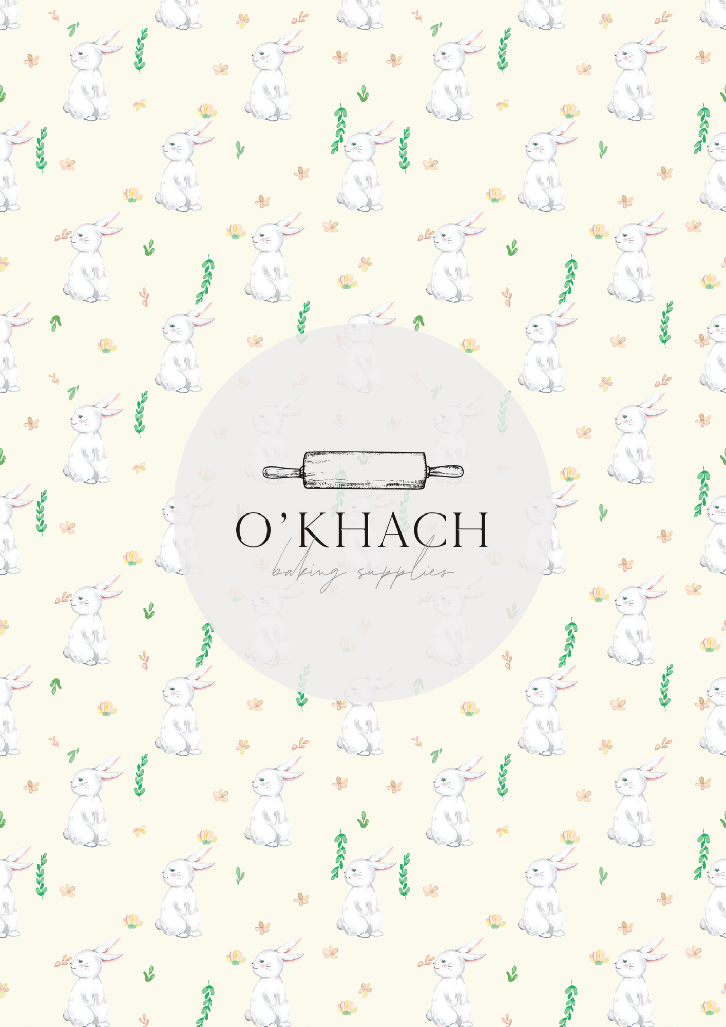 The Easter Hunt Pattern No.13 | Edible Image | DIGITAL DOWNLOAD - Premium Edible Image from O'Khach Baking Supplies - Just $6.99! Shop now at O'Khach Baking Supplies