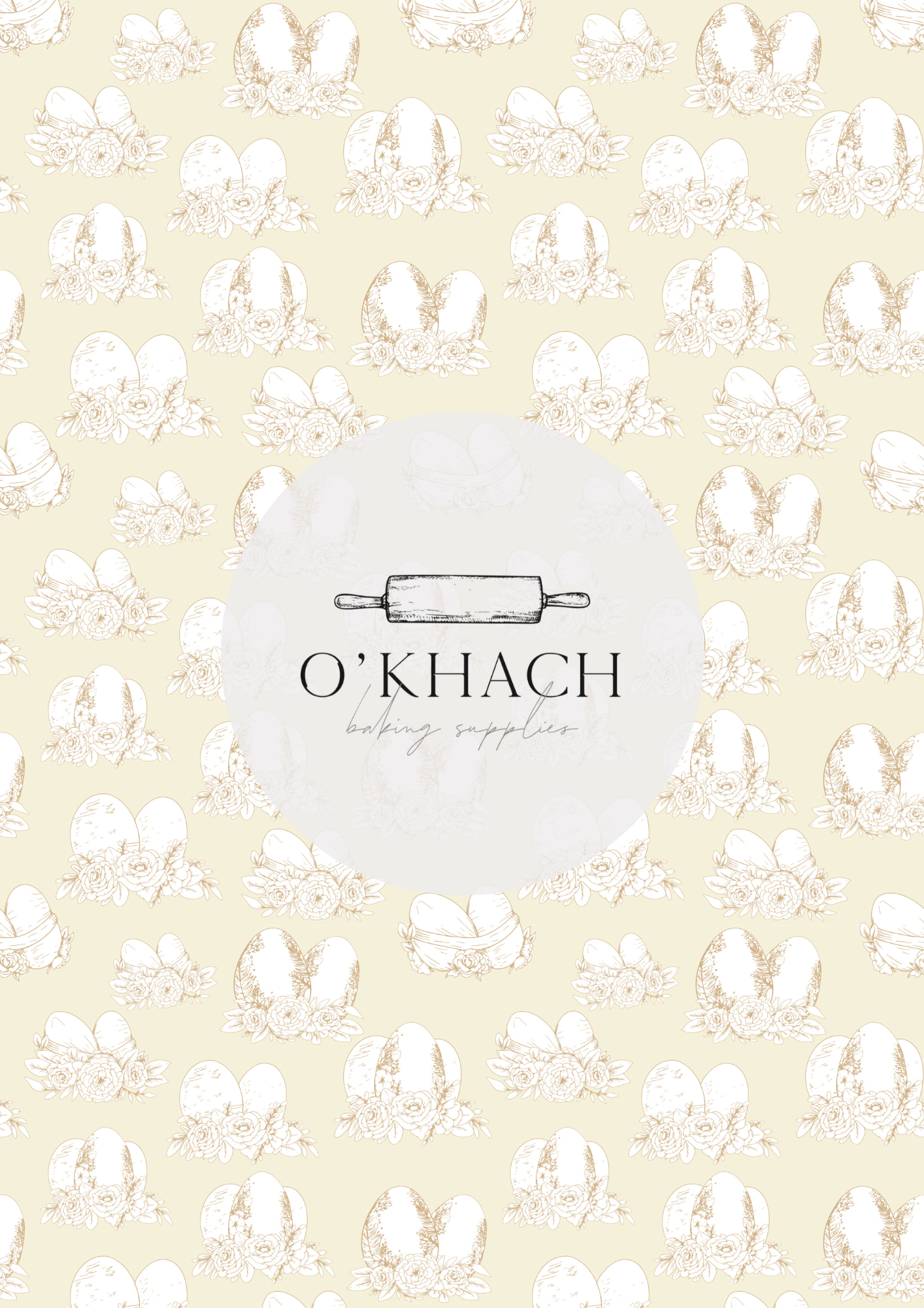 The Easter Hunt Pattern No.9 | Edible Image | DIGITAL DOWNLOAD - Premium Edible Image from O'Khach Baking Supplies - Just $6.99! Shop now at O'Khach Baking Supplies