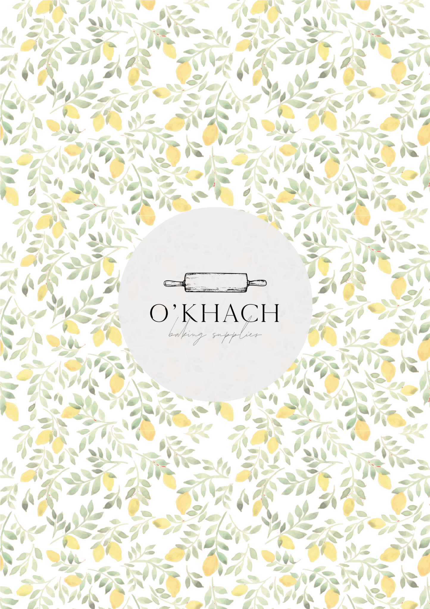 Tropical Watercolour Pattern No.14 - Edible Image - Premium Edible Image from O'Khach Baking Supplies - Just $16.99! Shop now at O'Khach Baking Supplies