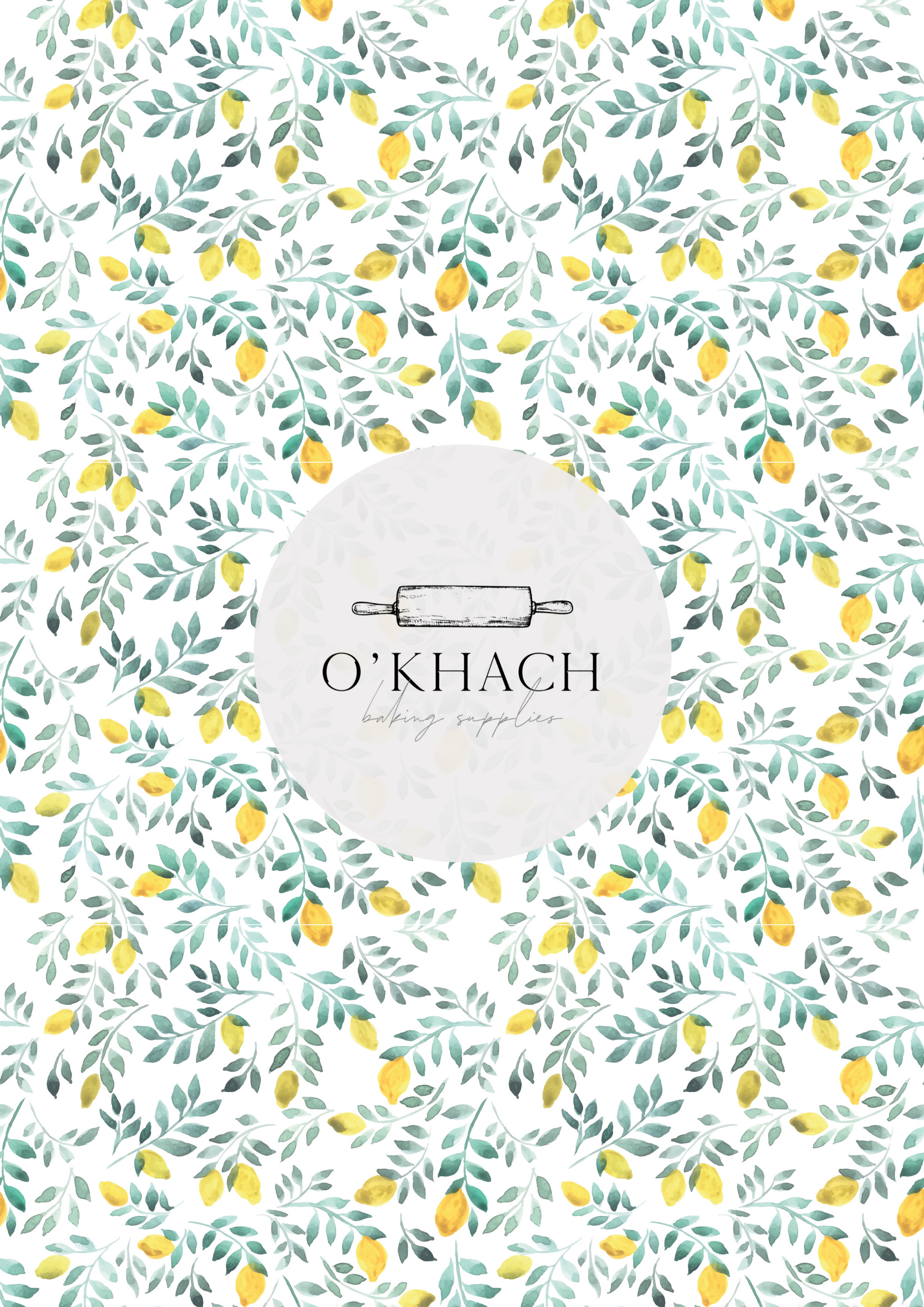 Tropical Watercolour Pattern No.35 - Edible Image - Premium Edible Image from O'Khach Baking Supplies - Just $16.99! Shop now at O'Khach Baking Supplies