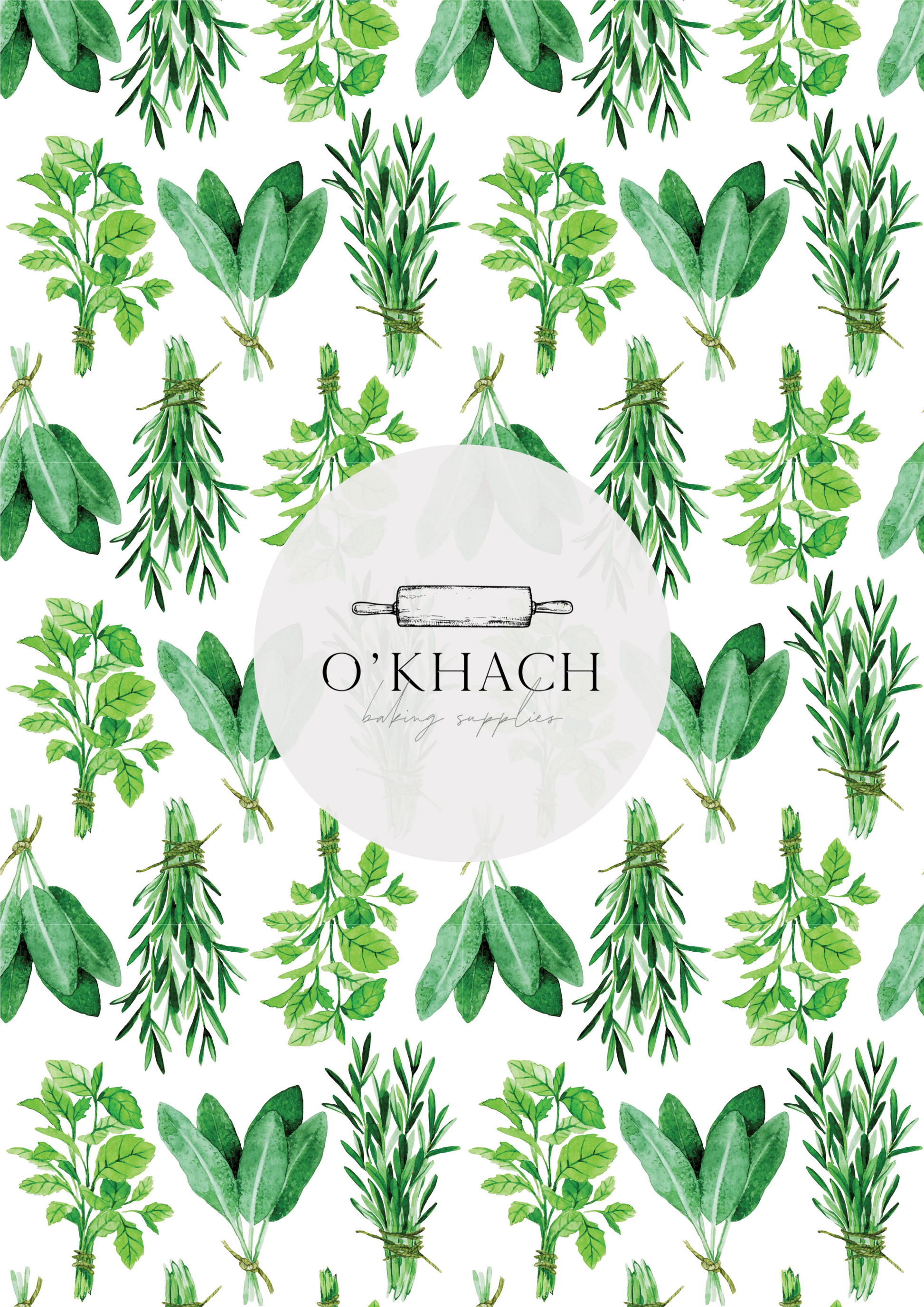 Tropical Watercolour Pattern No.9 - Edible Image - Premium Edible Image from O'Khach Baking Supplies - Just $16.99! Shop now at O'Khach Baking Supplies