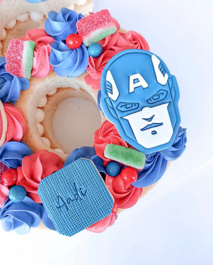 Captain America - Cookie Stamp and Cutter - Premium Stamp & Cutter from O'Khach Baking Supplies - Just $19.00! Shop now at O'Khach Baking Supplies