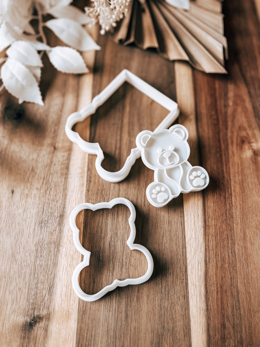 Bear Plaque - Cookie Cutter (For Bear) - Premium Cutter from O'Khach Baking Supplies - Just $10.00! Shop now at O'Khach Baking Supplies