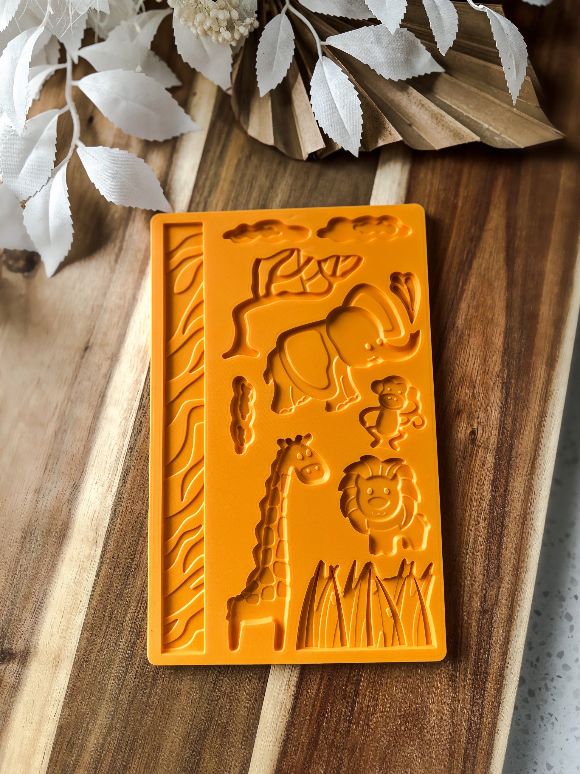 Safari Jungle Details Silicone Mould - Premium Moulds from O'Khach Baking Supplies - Just $15.99! Shop now at O'Khach Baking Supplies